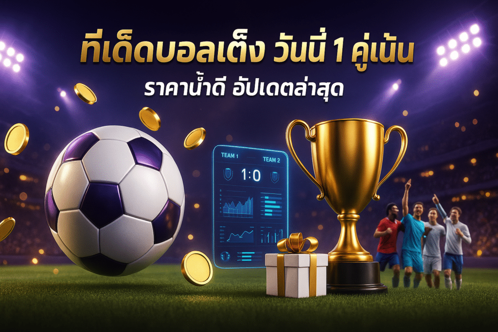 ทีเด็ดบอลเต็ง วันนี้