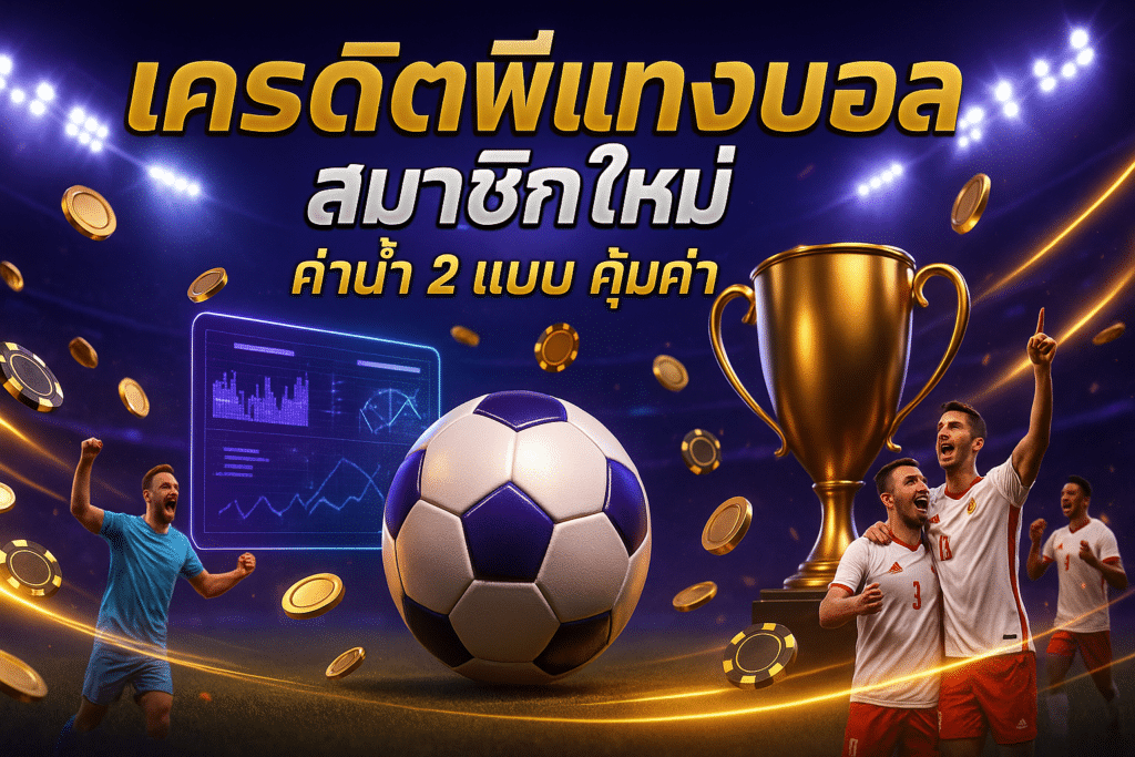 เครดิตฟรีแทงบอล สมาชิกใหม่